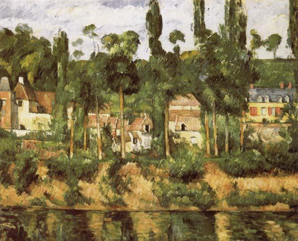 Paul Cezanne Chateau de Medan Norge oil painting art